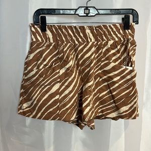 Women’s zebra print shorts. 1910